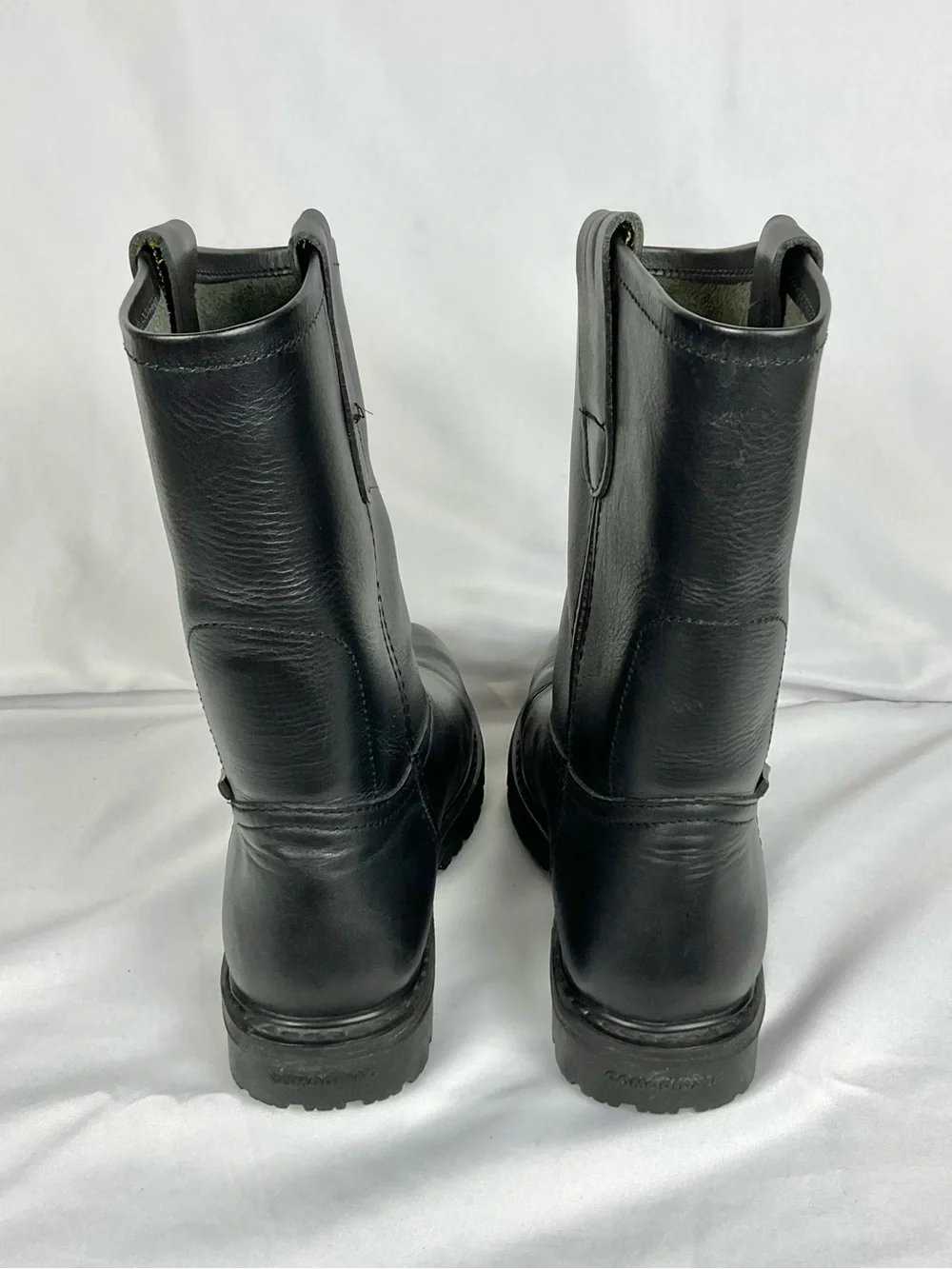 Cebu Safety Toe Leather Work Boots Oull On Men's Sz 6.5 Black Mexico